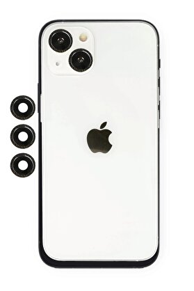 CepteToptan iPhone 14 Shine Kamera Lens - Siyah - DROPX8243-9415