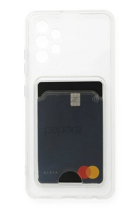 CepteToptan Samsung Galaxy A73 5G Kılıf Kart Şeffaf Silikon - Şeffaf - DROPX3338-4261