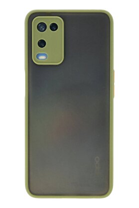 CepteToptan Oppo A54 4G Kılıf Montreal Silikon Kapak - Açık Yeşil - DROPX8721-5804