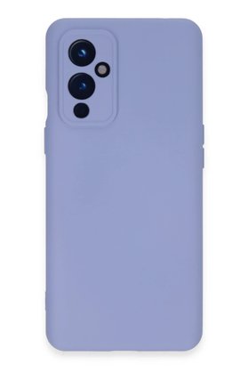 CepteToptan One Plus 9 Kılıf Nano içi Kadife Silikon - Lila - DROPX4279-7357