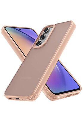 CepteToptan Samsung Galaxy A34 5G Kılıf Elegant Kapak - Pudra - DROPX6770-8675