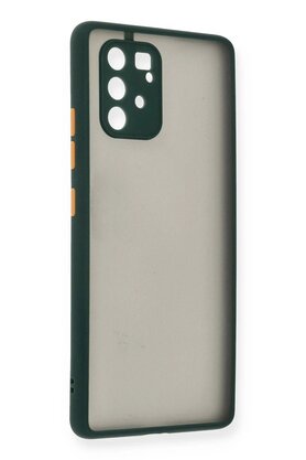 CepteToptan Samsung Galaxy A91 / S10 Lite Kılıf Montreal Silikon Kapak - Yeşil - DROPX4832-6300