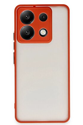 CepteToptan Xiaomi Redmi Note 13 Pro 5G Kılıf Montreal Silikon Kapak - Kırmızı - DROPX1439-7687