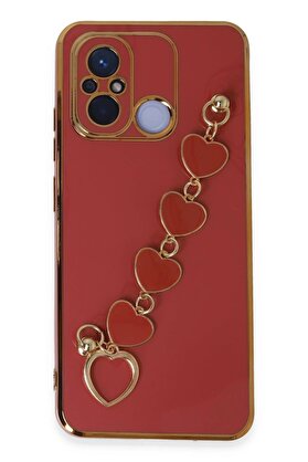 CepteToptan Xiaomi Redmi 12C Kılıf Esila Silikon - Kırmızı - DROPX6965-7248