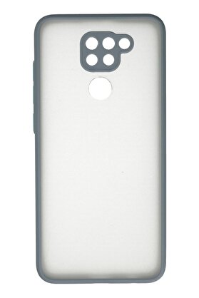 CepteToptan Xiaomi Redmi Note 9 Kılıf Montreal Silikon Kapak - Gri - DROPX3277-8879