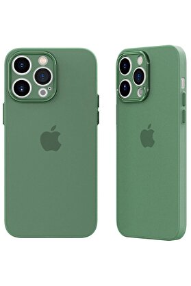 CepteToptan iPhone 14 Pro Kılıf Silikon - Yeşil - DROPX5808-2045