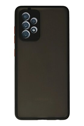 CepteToptan Samsung Galaxy A52 Kılıf Montreal Silikon Kapak - Siyah - DROPX3995-8902