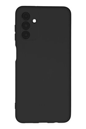 CepteToptan Samsung Galaxy A04S Kılıf Nano içi Kadife Silikon - Siyah - DROPX8914-5879