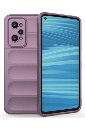 CepteToptan Realme GT2 5G Kılıf Optimum Silikon - Mor - DROPX9498-2684