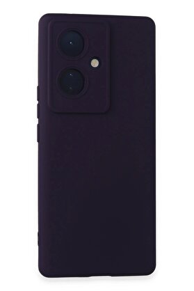 CepteToptan Vivo V29 Lite Kılıf Nano içi Kadife Silikon - Mor - DROPX5208-9719