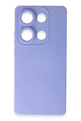 CepteToptan Xiaomi Redmi Note 13 Pro 4G Kılıf Nano içi Kadife Silikon - Lila - DROPX6170-3992