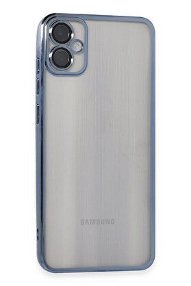 CepteToptan Samsung Galaxy A05 Kılıf Lensli Silikon - Lacivert - DROPX7119-5152