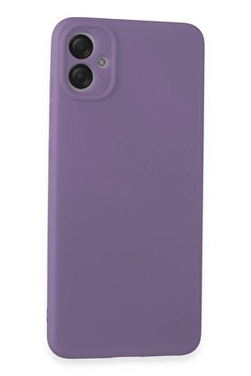 CepteToptan Samsung Galaxy A05 Kılıf First Silikon - Lila - DROPX2800-6668