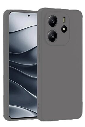 CepteToptan Xiaomi Redmi Note 14 4G Kılıf First Silikon - Gri - DROPX8349-7594