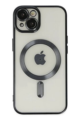 CepteToptan iPhone 14 Kılıf Kross Magneticsafe Kapak - Siyah - DROPX1205-2966