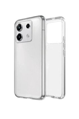 CepteToptan Xiaomi Redmi Note 13 Pro 4G Kılıf Lüx Şeffaf Silikon - DROPX2537-7319