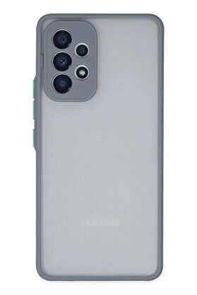 CepteToptan Samsung Galaxy A53 5G Kılıf Montreal Silikon Kapak - Gri - DROPX5947-6101