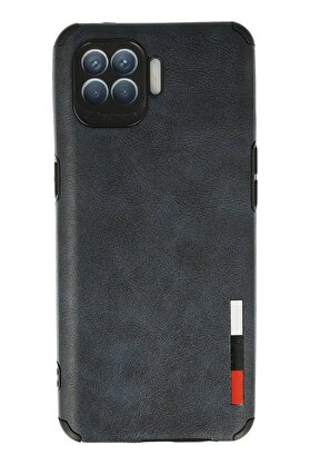 CepteToptan Oppo Reno 4 Lite Kılıf Loop Deri Silikon - Lacivert - DROPX4728-8496