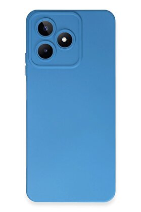 CepteToptan Realme C53 Kılıf Nano içi Kadife Silikon - Mavi - DROPX1770-5373