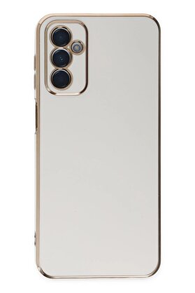 CepteToptan Samsung Galaxy M23 Kılıf Volet Silikon - Beyaz - DROPX3092-2854