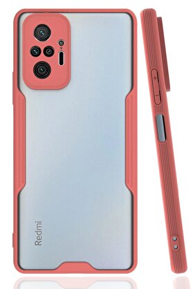 CepteToptan Xiaomi Redmi Note 10 Pro Kılıf Platin Silikon - Pembe - DROPX4048-3827