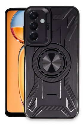 CepteToptan Samsung Galaxy A55 5G Kılıf Lincoln Silikon - Siyah - DROPX3050-8665