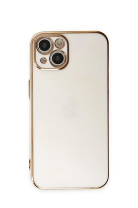 CepteToptan iPhone 15 Kılıf Volet Silikon - Beyaz - DROPX1355-1468