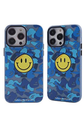 CepteToptan iPhone 12 Pro Max Kılıf Apollo Magneticsafe Desenli Kapak - Apollo Mavi - 1 - DROPX4944-6913