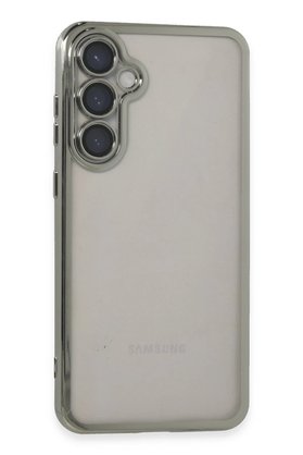 CepteToptan Samsung Galaxy S23 FE Kılıf Lensli Silikon - Gümüş - DROPX5267-5924