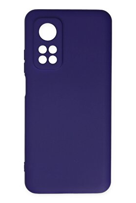 CepteToptan Xiaomi Mi 10T Kılıf Nano içi Kadife Silikon - Mor - DROPX9122-9594