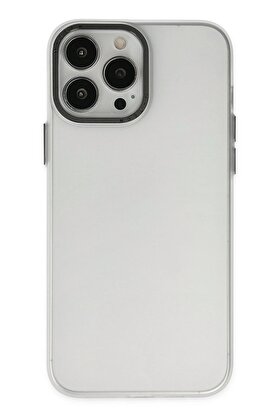 CepteToptan iPhone 14 Pro Max Kılıf Modos Metal Kapak - Şeffaf - DROPX8176-3834