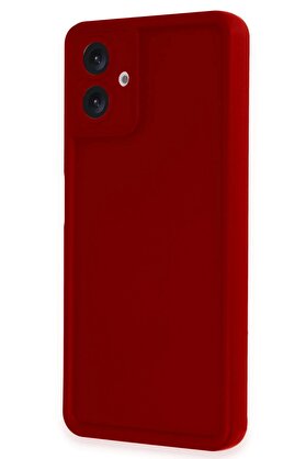 CepteToptan Samsung Galaxy A06 Kılıf Viera Silikon - Kırmızı - DROPX4377-3478
