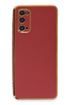 CepteToptan Samsung Galaxy S20 Kılıf Volet Silikon - Kırmızı - DROPX3270-6601