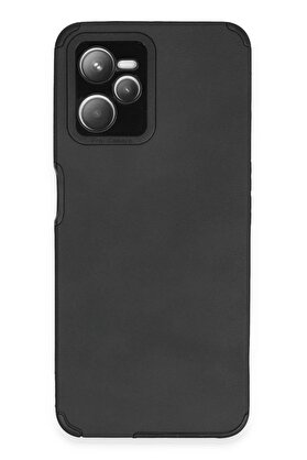 CepteToptan Realme C35 Kılıf Loop Deri Silikon - Siyah - DROPX5271-1960