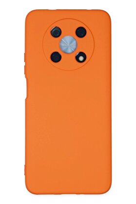 CepteToptan Huawei Nova Y90 Kılıf Nano içi Kadife Silikon - Turuncu - DROPX4414-4009
