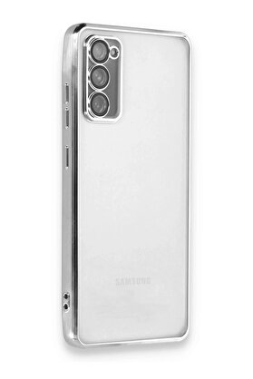 CepteToptan Samsung Galaxy S20 FE Kılıf Lensli Silikon - Gümüş - DROPX6934-4429