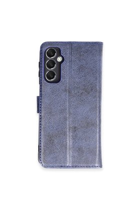CepteToptan Samsung Galaxy M34 5G Kılıf Trend S Plus Kapaklı Kılıf - Lacivert - DROPX5129-7608