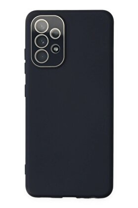 CepteToptan Samsung Galaxy A33 5G Kılıf Lansman Glass Kapak - Lacivert - DROPX9813-7619