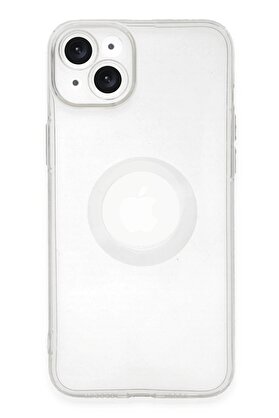 CepteToptan iPhone 14 Plus Kılıf Santa Lens Silikon - Şeffaf - DROPX5868-7933