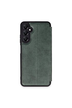 CepteToptan Samsung Galaxy A16 5G Kılıf Flip Cover - Koyu Yeşil - DROPX7648-5274