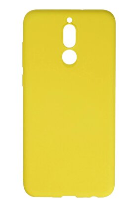 CepteToptan Huawei Mate 10 Lite Kılıf Nano içi Kadife Silikon - Sarı - DROPX4949-5038