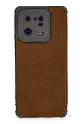 CepteToptan Xiaomi Mi 13 Pro Kılıf Loop Deri Silikon - Kahverengi - DROPX4355-7085