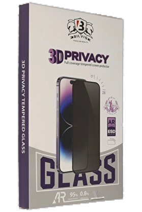 CepteToptan iPhone 16E Bilvis 3D Hayalet Cam Ekran Koruyucu - DROPX1966-8297