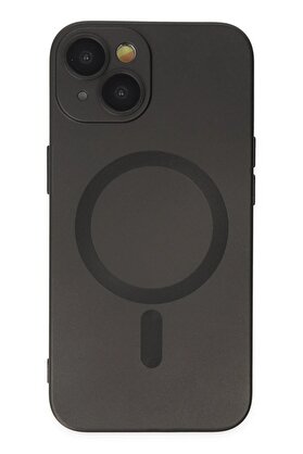 CepteToptan iPhone 14 Plus Kılıf Moshi Lens Magneticsafe Silikon - Siyah - DROPX2409-4926