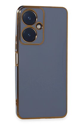 CepteToptan Vivo Y27 Kılıf Volet Silikon - Mavi - DROPX4143-3970