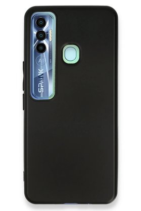CepteToptan Tecno Spark 7 Pro Kılıf First Silikon - Siyah - DROPX1701-8089