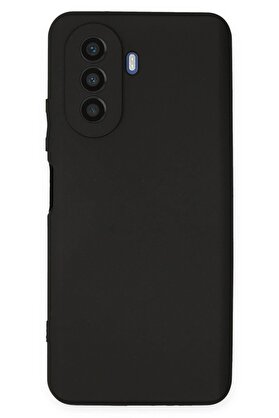 CepteToptan Huawei Nova Y70 Kılıf First Silikon - Siyah - DROPX2988-1011