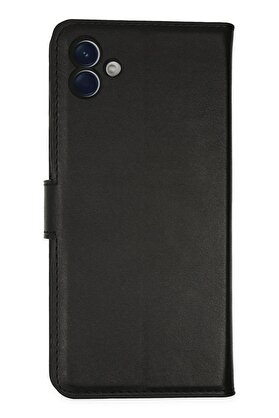CepteToptan Samsung Galaxy A04 Kılıf Trend S Plus Kapaklı Kılıf - Siyah - DROPX3939-7798