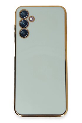 ykavm Newface Samsung Galaxy M14 5G Kılıf Volet Silikon - Açık Yeşil