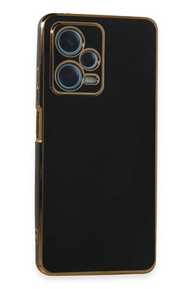 CepteToptan Xiaomi Redmi Note 12 Pro Plus Kılıf Volet Silikon - Siyah - DROPX3423-4299